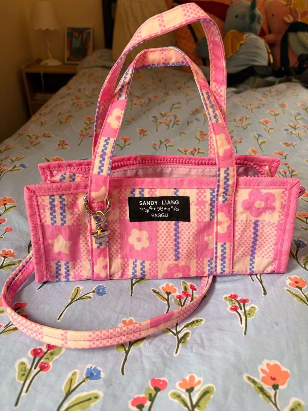 BAGGUxSandy Liang Mini Nylon Market Bag